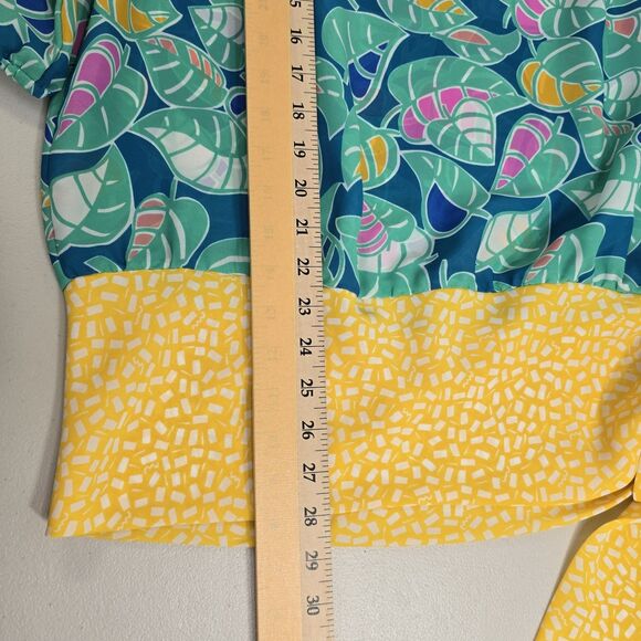 VTG Assorti for Susan Freis Abstract Floral Top Women's L Beaded Floral - Picture 6 of 10